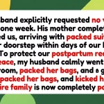 Husband Packs Mother-In-Law’s Bags After Postpartum Boundary Crossing